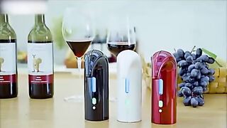 5 Ways to Open a Wine Bottle Electric Wine Decanter Aerator One-Top 5 Smart Electric Wine Aerator 2021-kitchen smart gadgets