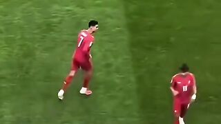 reaksi ronaldo ketika di jebak pertanyaan