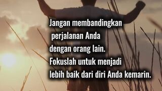 Jangan Bandingkan Dirimu dengan Orang Lain | Kata Motivasi Sukses & Inspirasi Hidup
