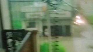 Rain after very hot weather