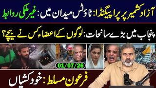 آزاد کشمیر پر پراپیگنڈا- ٹاؤٹس میدان میں- غیر ملکی روابط
