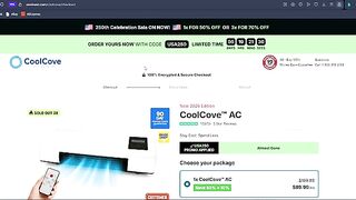 Cool Cove Portable AC-❌{SALE AVAILABLE NOW!!}-A Compact Cooling Device Designed for Modern Living!