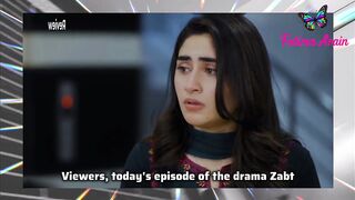 Zabt Episode 30 Promo Review [Eng Sub] Zabt Drama Explained.mp4