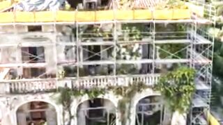 Old House To Billionaire Mansion In 15 Seconds #Timelapse #transformation #beforeafter #construction