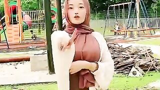 Video Mukena Pink Viral No Blur