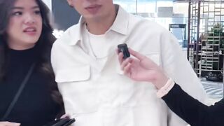 Man Caught Stealing Bag Charm with Sneaky Bottle Trick!.