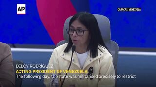 Venezuela's acting president defends government response to twin earthquakes