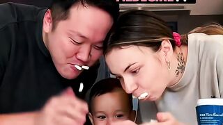 Their kid refused his medicine. So they ate it all themselves 🥺❤️