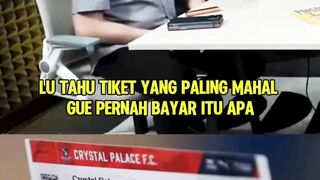 Tiket Nonton bola termahal Coach Justin #coachjustin #podcast #sepakbola #fyp