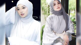 Viral Mukena Putih Pink 2
