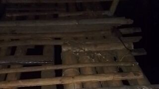 Exploring a Creepy Abandoned House at Night
