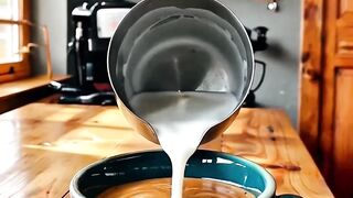 "The Perfect Pour: Mastering Morning Latte Art ☕️✨"
