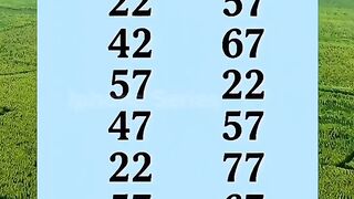 Which Number has appeared four times