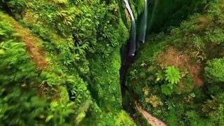 Whispers of the Peak: A Cinematic Waterfall & Mountain Escapade