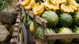Aksi Panik Penjual Buah Berakhir Apes