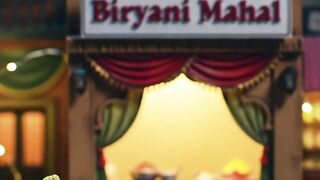 Miniatures Making Chicken Biryani