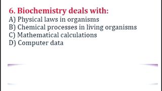 Biochemistry, Biophysics, Bioinformatics & Biotechnology MCQs | Relationship of Biology with Other Sciences | Class 9 Biology