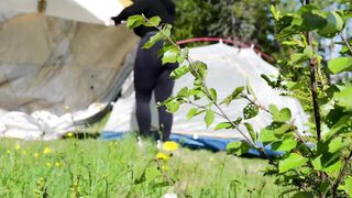 Luxury TEMU Camping In High Winds Will The Gear Hold Up - Samanta Does (1080p, h264).mp4