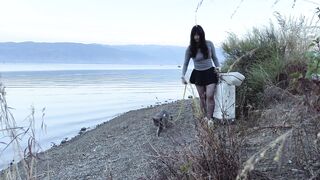 After Work Lakeside Camping Office Lady Escape with Maine Coon Cat 4K ASMR Slow Living 癒しの時間 - Outdoor Cooking & Adventure (1080p, h264).mp4