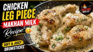 Chicken Leg Piece Makhan Milk Recipe 😋 | Soft & Juicy Drumsticks | Easy Chicken Recipe