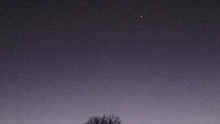 Beautiful Sunset Silhouette & Peaceful Night Sky - Nature View