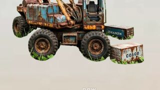 📦 Brand New vs Rusty Reach Stacker | Where Will the Marker Stop?