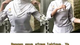 Pengen siram laki itu!