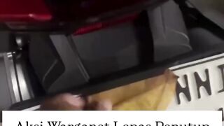 Viral! Modus Tutup Pelat Nomor Hindari ETLE Terbongkar Warga 🚨 2