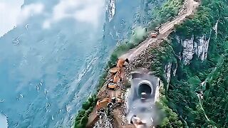 INSANE road construction