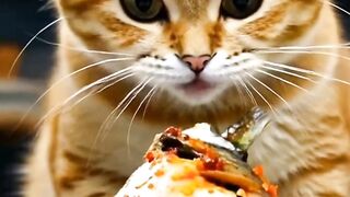 Kucing Makan Ikan Super Pedas. Endingnya Ngamuk!