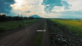 Pemandangan yang saindah sore hari