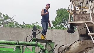 Pengecoran Rataning Wall Jembatan