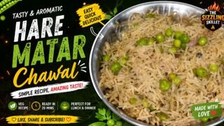 Hare Matar Chawal Recipe 😋 | Easy Green Peas Rice | Simple & Tasty Rice Recipe