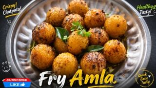 Fry Amla Recipe 🥗 | Chatpata Amla Fry | Healthy Indian Gooseberry Recipe | Easy Side Dish