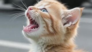 Cat baby video