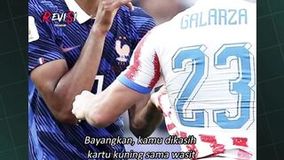 Olise dapat kartu kuning dari wasit hanya karena bersikap santai dan tenang di lapangan 😳