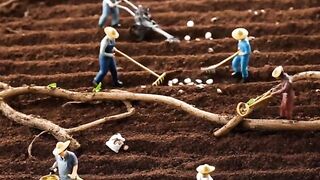 Garden tiny workers 🧄