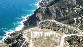 From empty cliffside plot to luxury modern mansion