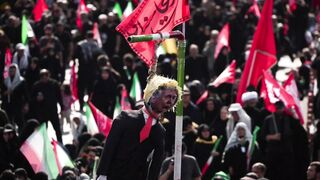 Iranian mourners call for vengeance on Trump during Khamenei funeral procession