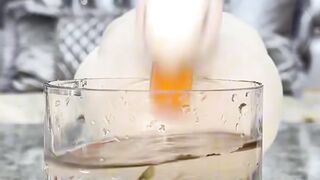 Can This Tiny Duckling Finish the Whole Cup of Shrimp? 🦆🍤😂
