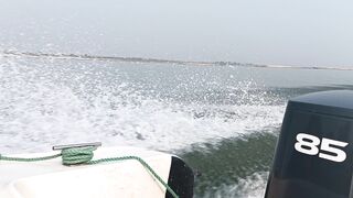 Traveling by sprite boat