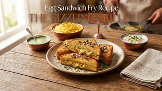 Egg Sandwich Fry Recipe 🥪🍳 | Crispy & Cheesy Egg Sandwich | Easy Breakfast Recipe | Street Style