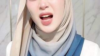 Asian hijab cute