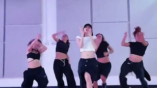 Group dence beautiful girl