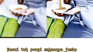 Porsi busui jumbo, kaget sendiri!
