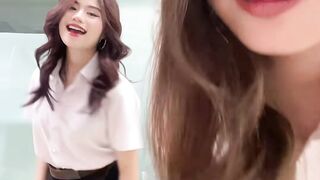 Beautiful girl with Asia