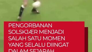 Manajer United saat itu, Alex Ferguson, kabarnya sangat marah dengan tindakan Solskjær