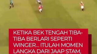 Sebuah momen langka yang menunjukkan betapa hebatnya seorang tembok pertahanan yang sesekali berubah menjadi mesin serangan