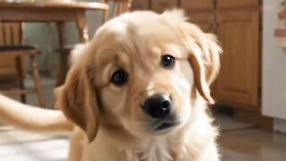 Puppy Hears Ice Cubes… Then Runs Like It's the Best Day Ever! 🧊🐶❤️