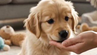 Puppy Learns to Shake Hands for the First Time! 🐶🤝❤️